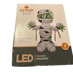 Pumpkin Hollow LED Inflatable Mummy